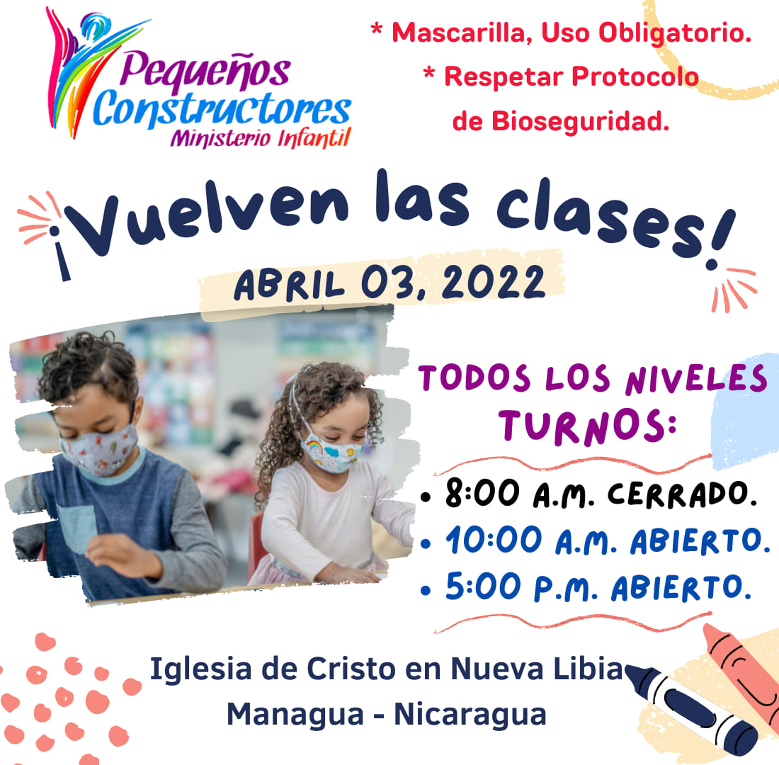 Reapertura de Clases Dominicales